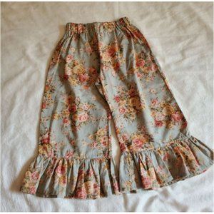 Vintage Matilda Jane big ruffles Size 4 (runs smaller) dusty blue floral older